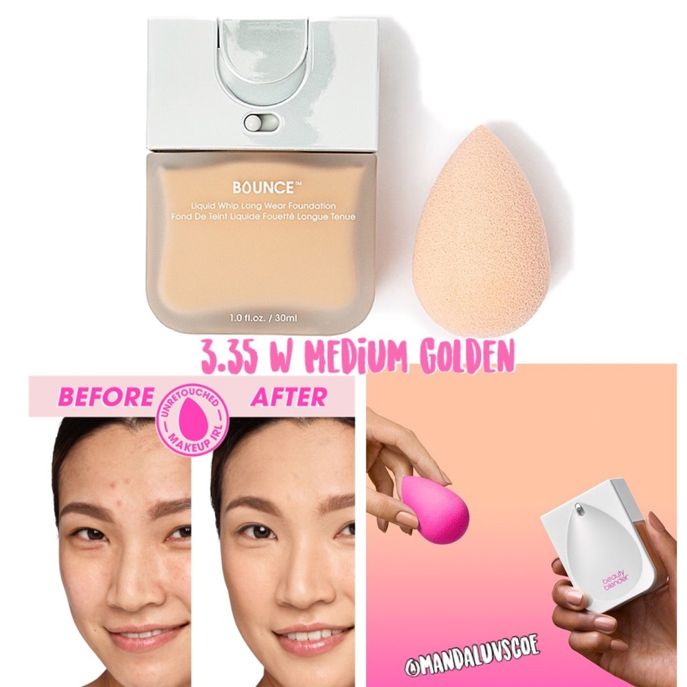 💗BEAUTYBLENDER Foundation + Blender Shade 3.35